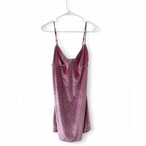 Victoria's Secret Pink Velvet Dress